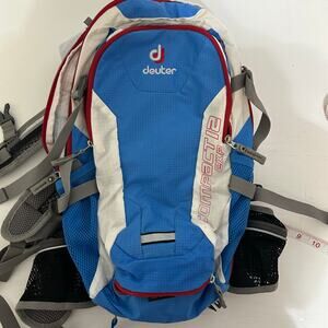 Deuter Compact EXP 12 Blue Gray Hydration Bike Backpack 12L